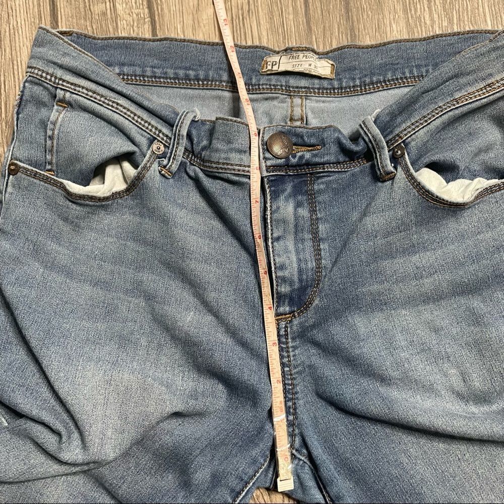 Revolve Free People Medium Wash Skinny Jeans - Picture 9 of 9